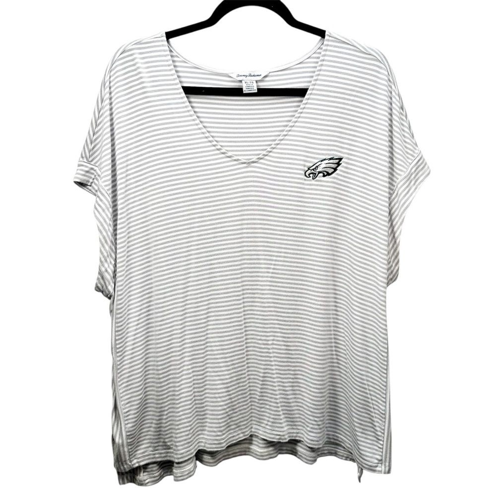 Tommy Bahama Philadelphia Eagles Striped Shirt, XL